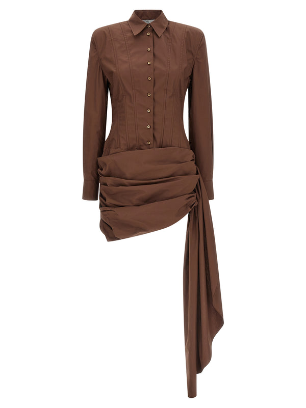 Chemisier Dress Dresses Brown