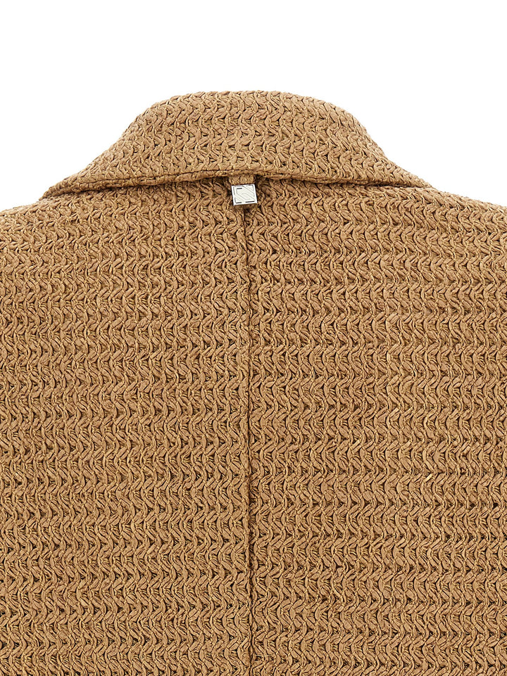 Giuseppe Di Morabito Braided Raffia Blazer BlazerS - Beige | 50b6e4bd9dfe21301d036a49448ff80f8baa218b