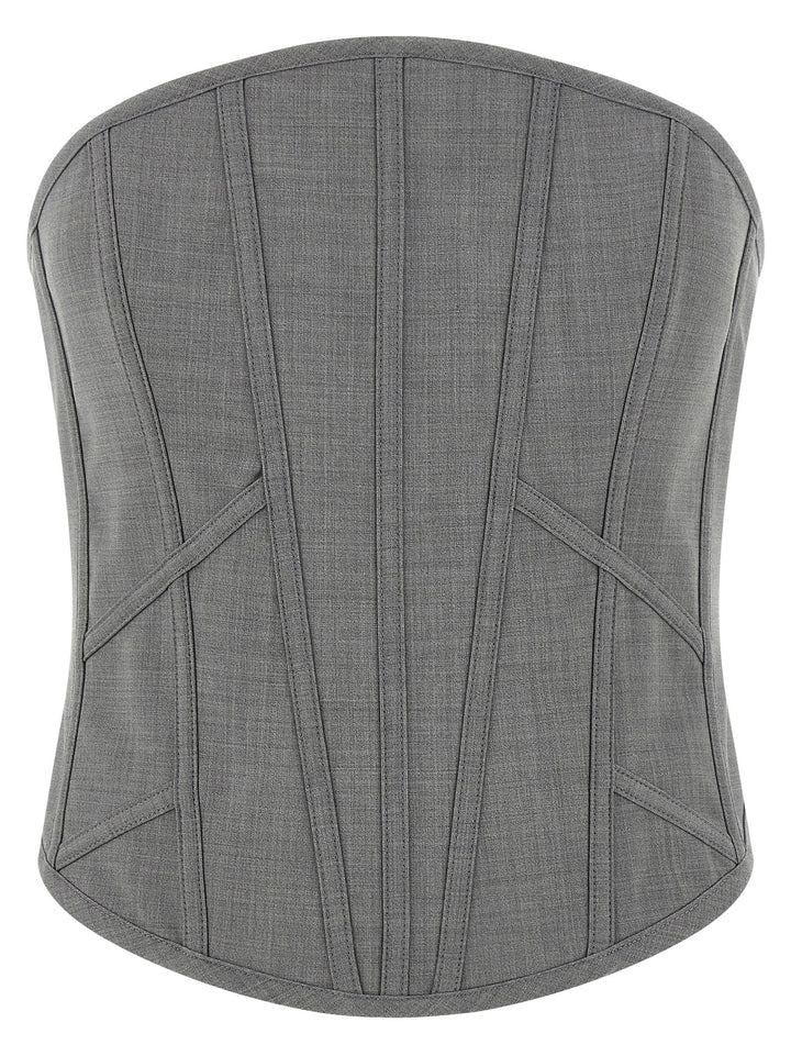 Giuseppe Di Morabito Top Bustier Tops - Gray | 6946fb7c947a4b92bb4671ad0e29f5a83956663a