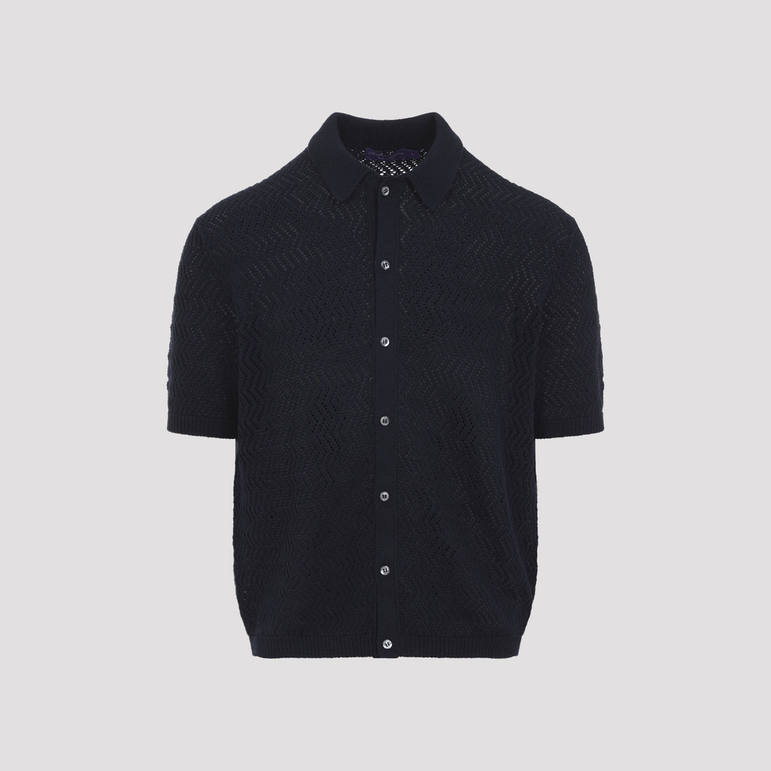 Ralph Lauren Purple Label Cardigan - Blue | c4c7f6e5f6630547ab1c278859148bfabd9cbb69