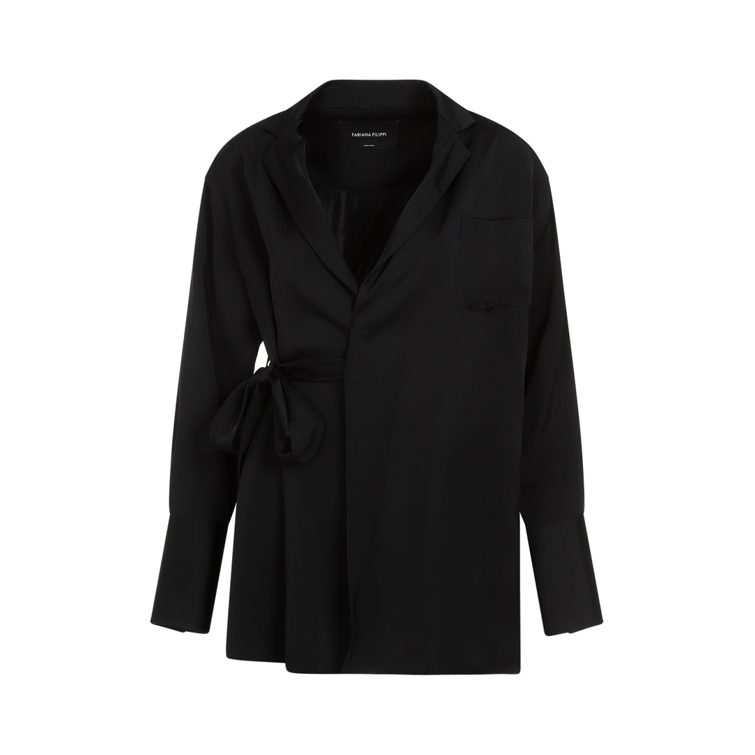 Fabiana Filippi Blazer - Black | 17ded50d6b18a1faa2037d4d583964c4ced600ee
