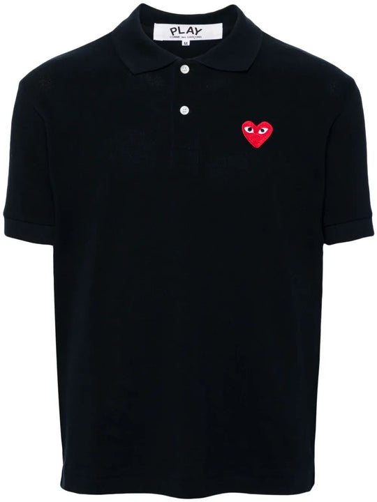 Red Heart Cotton Polo Shirt