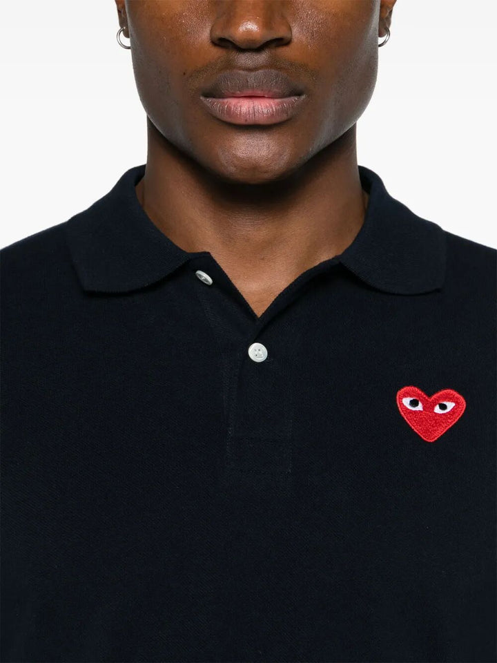 Comme Des GarÇOns Play Polo - Blue | 92916bcaf8885aeb580f0d909fc6ed6d88298ec0