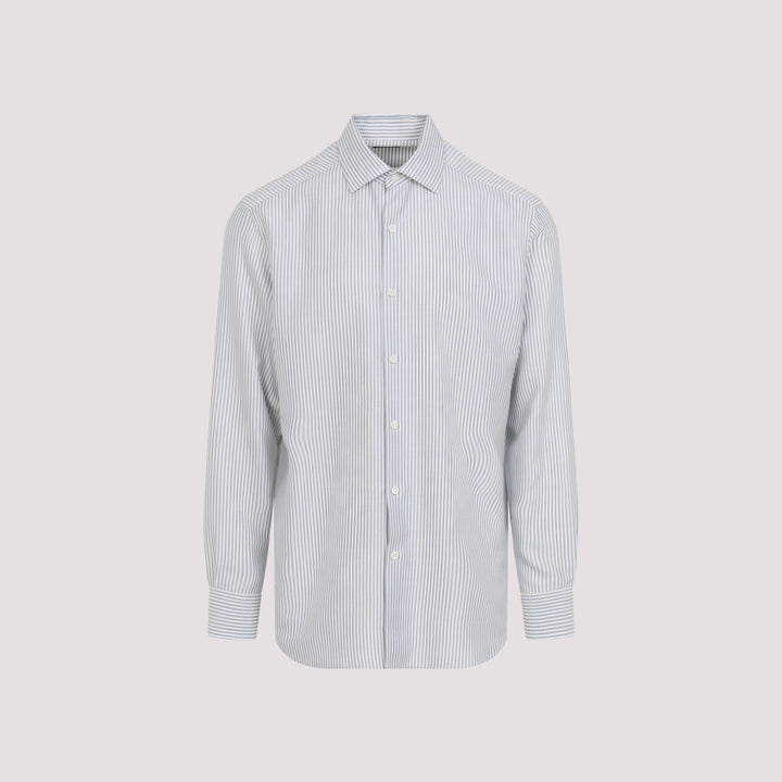 Zegna Shirts - Blue | 9663dd908fe1f11c018f44a5406203e1c15fd44c