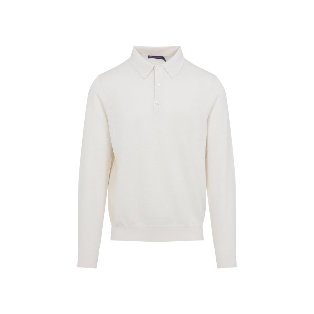 Ralph Lauren Purple Label Polo neck - White | b7854cc5b326ad348f66929b43080f6282f81ca2