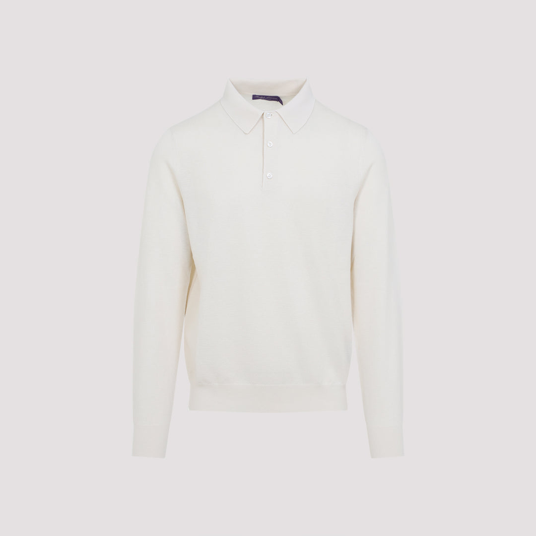 Ralph Lauren Purple Label Polo neck - White | 1b7399fcbf40d4ff3c3f4c49ddc8f8bae402caf2