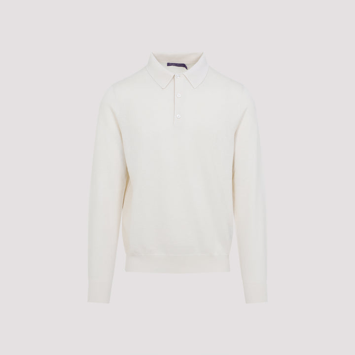 Ralph Lauren Purple Label Polo neck - White | 1b7399fcbf40d4ff3c3f4c49ddc8f8bae402caf2