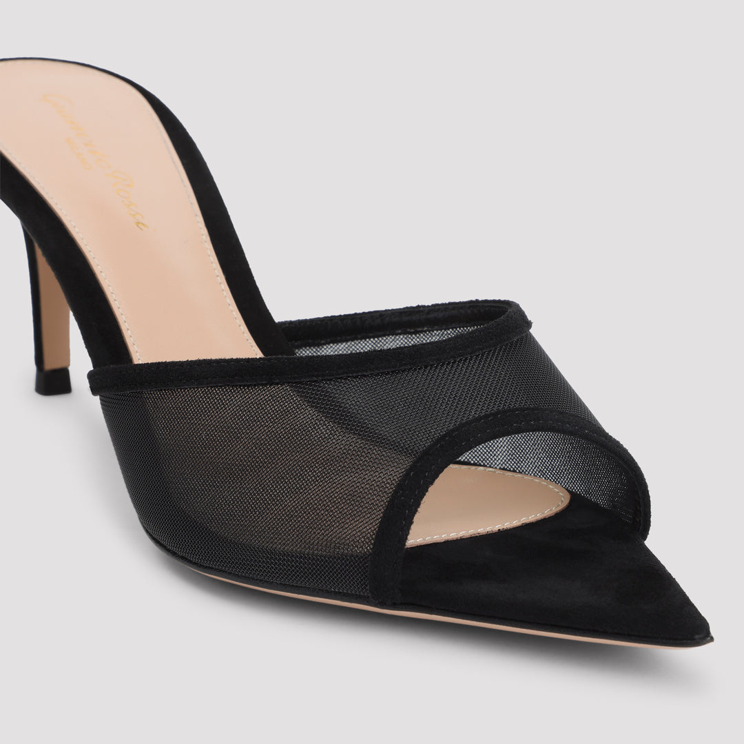 Gianvito Rossi Mules - Black | 6b37eef42e26e83fe2c30f09296c9bff724476b0
