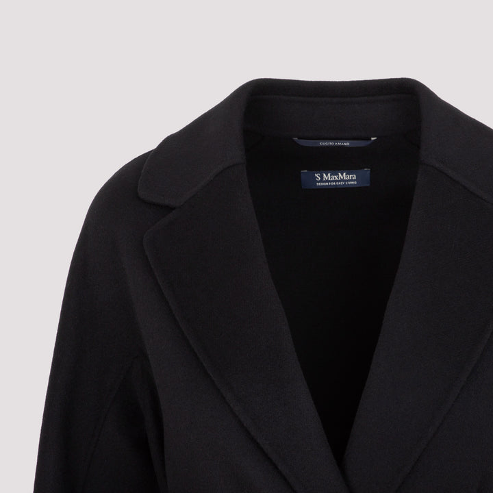 Max Mara`S Double breasted & peacoat - Black | 595be4954e2d4e2675fe423558ef5d5da1dd307a