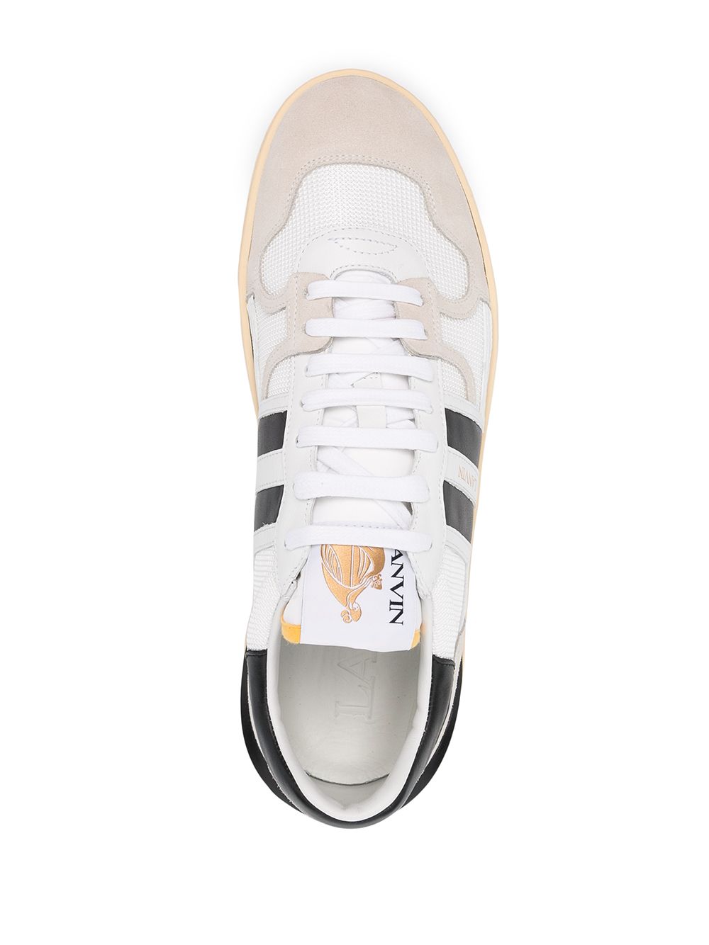 Paneled sneakers