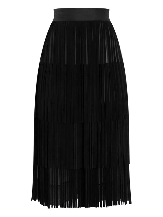 Silk Organza Midi Skirt