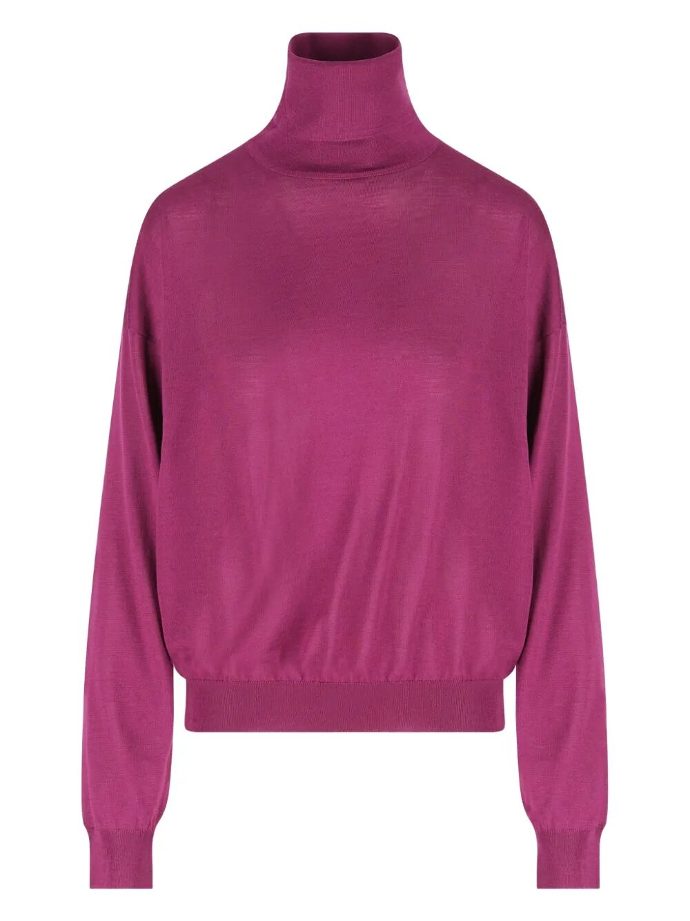 Saint Laurent Paris Turtle neck - Pink & Purple | 803320b2830d80c041ef3e9331f31189151d3e82