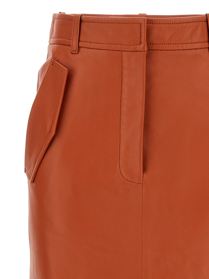 Illustration Skirts Orange