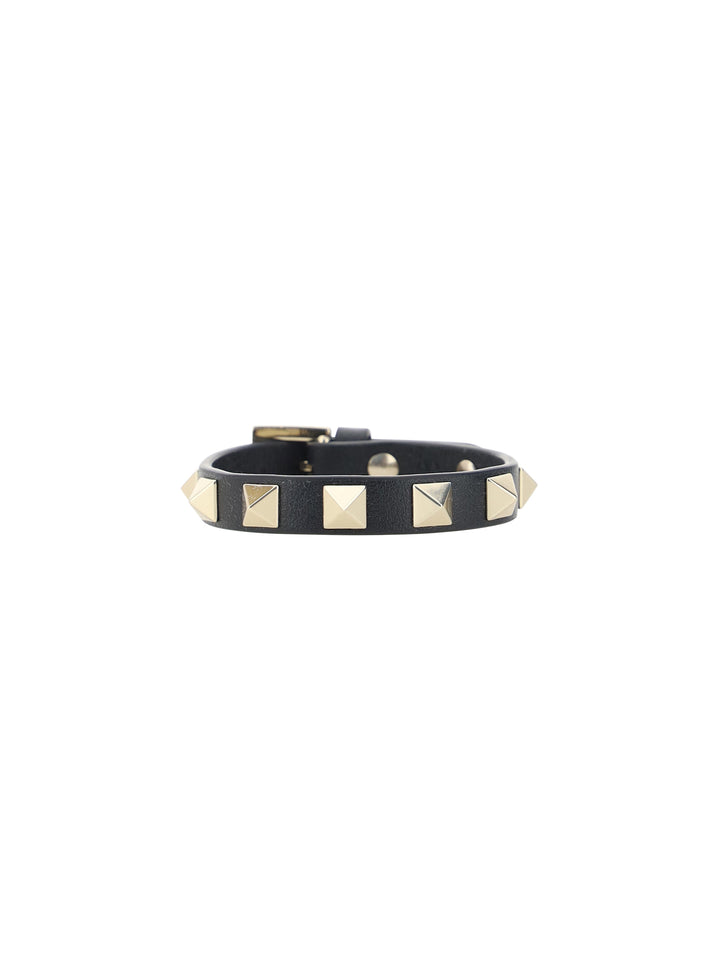 LEATHER BRACELET (8x8mm) | ROCKSTUD | VI