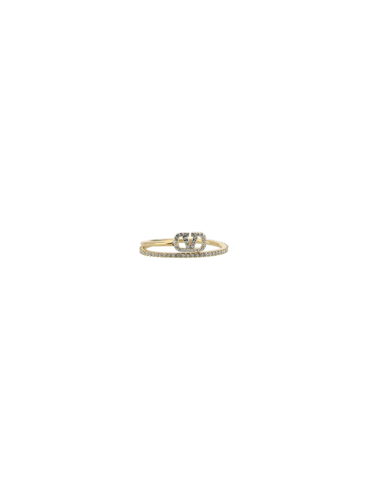 RING | VLOGO SIGNATURE STRASS | METALLO/