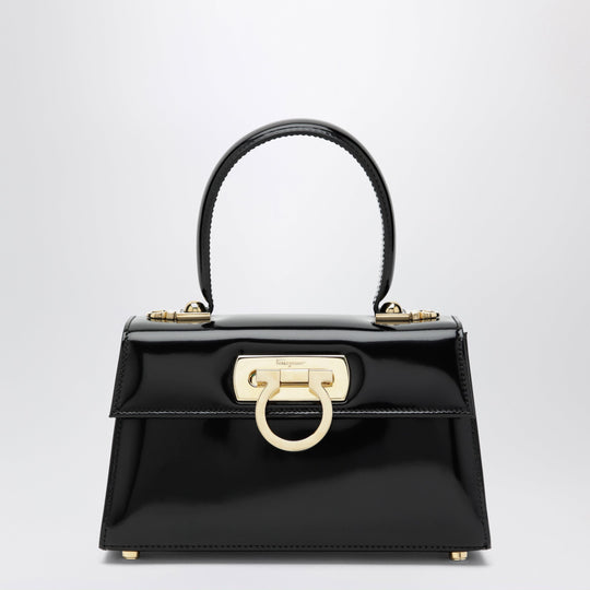 Black Iconic Top Handle Bag