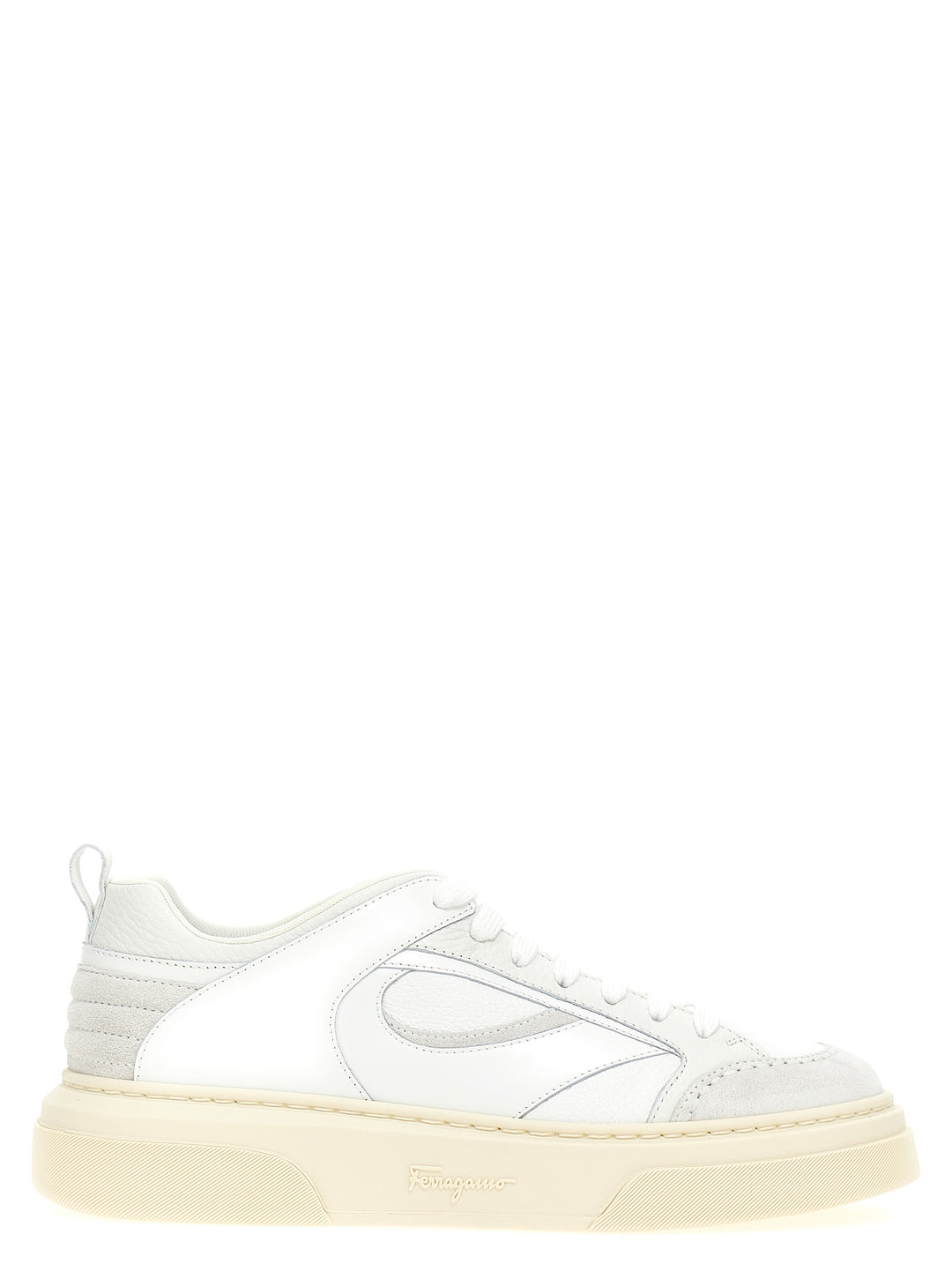 Ferragamo Cassina Mix Sneakers - White | e155bdd8778850ac2f3e089fc564e8e570c18e30