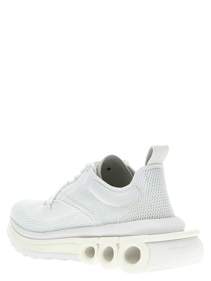 Ferragamo Mina Sneakers - White | bcad7f1bb15086a666e5171dababf8901ae8bf6c