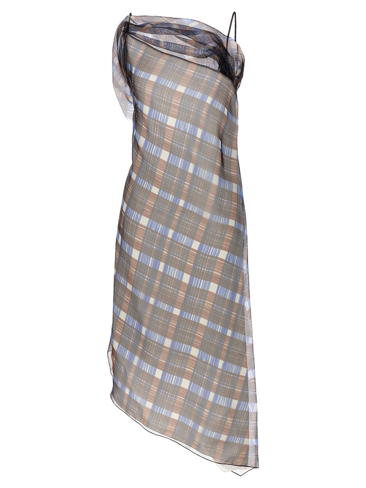 Ferragamo Asymmetrical Dress Dresses - Multicolor | d513a435a9e5539823e86f6e8c60d1fb7690d481