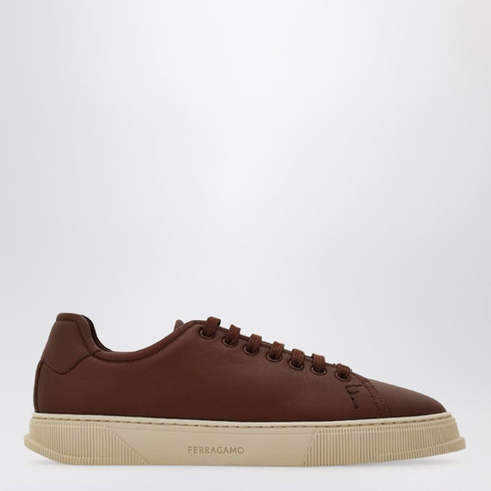 Brown Leather Sneakers