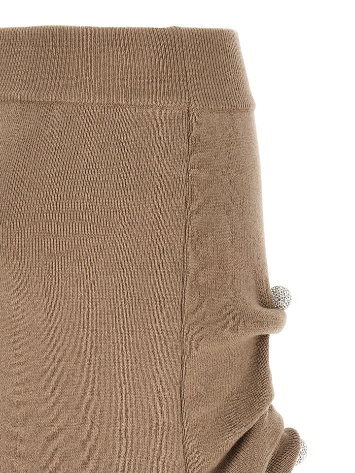 Giuseppe Di Morabito Jewel Pin Skirt Skirts - Beige | b92f4fcd0a29ed3e8cc325591455da4c4247239b