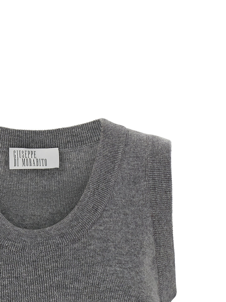 Giuseppe Di Morabito Jewel Brooch Top Tops - Gray | 12954e124319af0dff56d52171db4b4d8030b209
