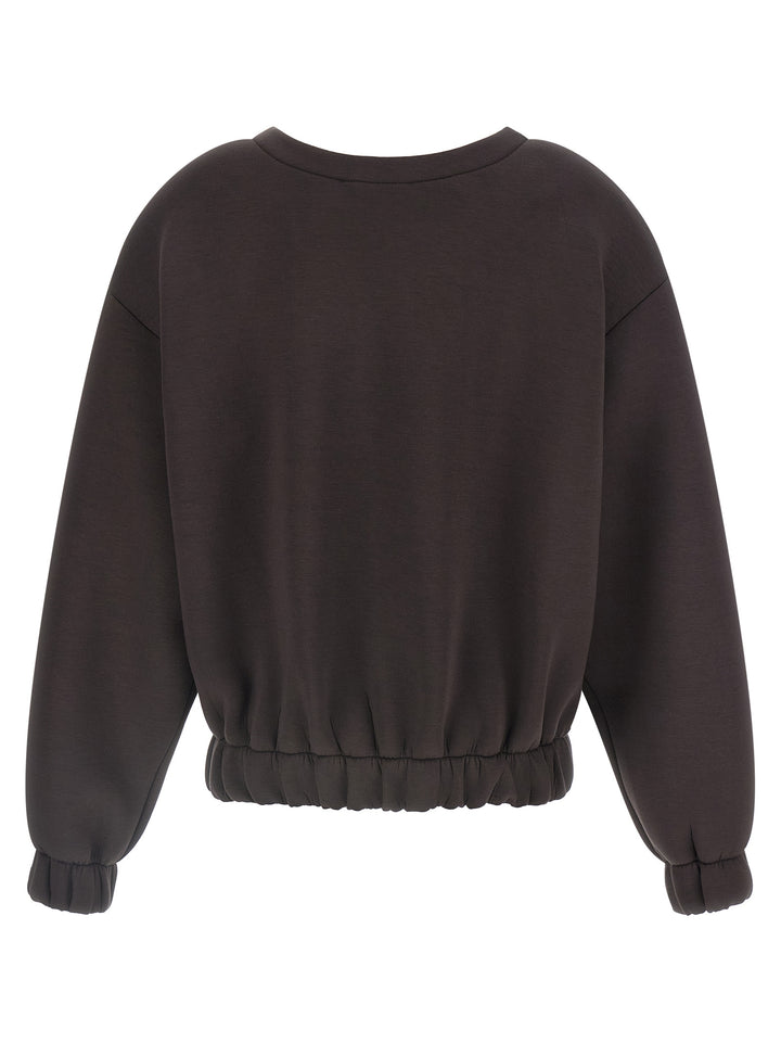 Giuseppe Di Morabito Removable Flower Application Sweatshirt - Brown | a8e7546ba49ba095967b55abe84e4d42d1c6f06d