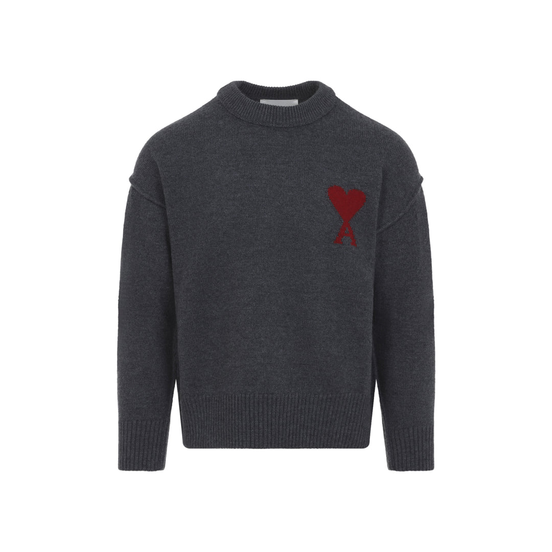 Ami Sweater - Grey | 953785110b20eb80f812df9b95bd4fc3f065964a