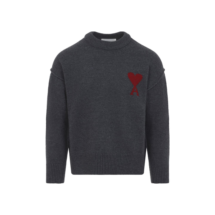 Ami Sweater - Grey | 953785110b20eb80f812df9b95bd4fc3f065964a
