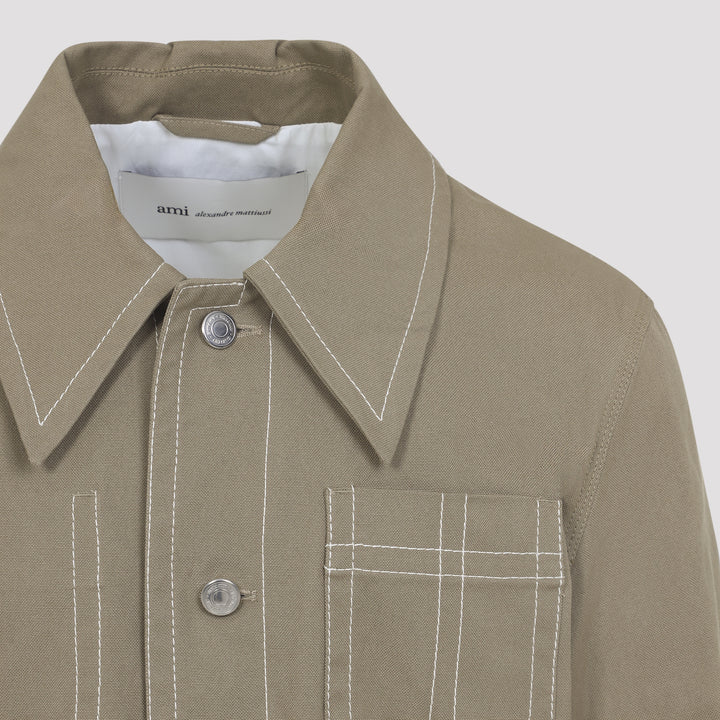 Ami Jackets - Nude & Neutrals | 1614e9effeec136caf1256b322dfc8da863fd4c2