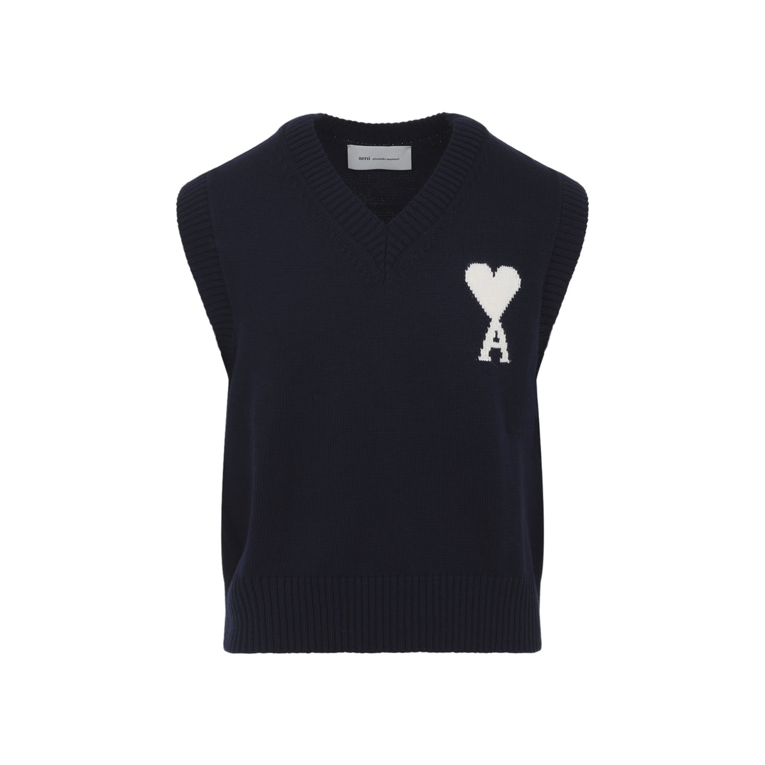 Ami Pullover - Blue | 9e12bb8e97881f8185441169546677a9e28c9e01