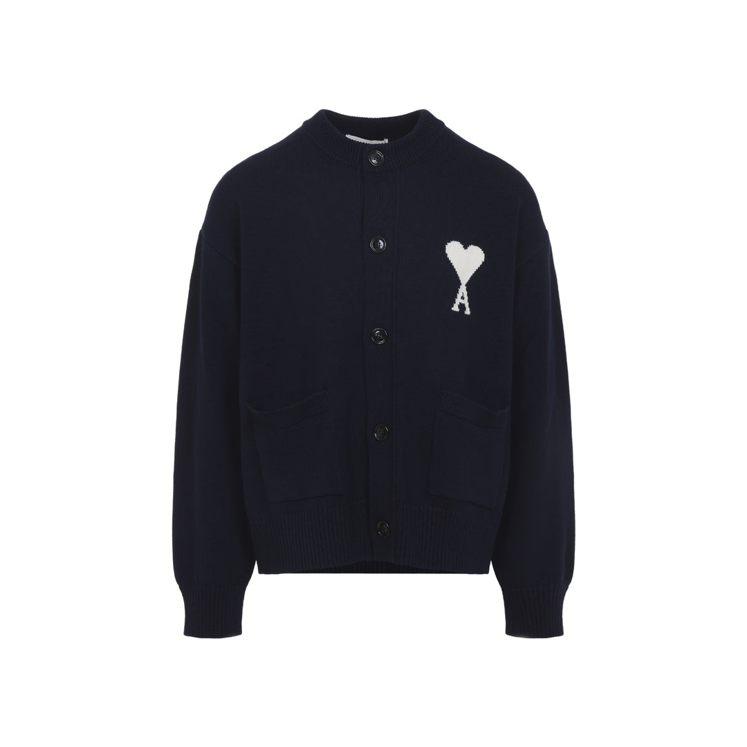 Ami Cardigan - Blue | e01aceefe80cbaf39168ef63c136594d4408ee47