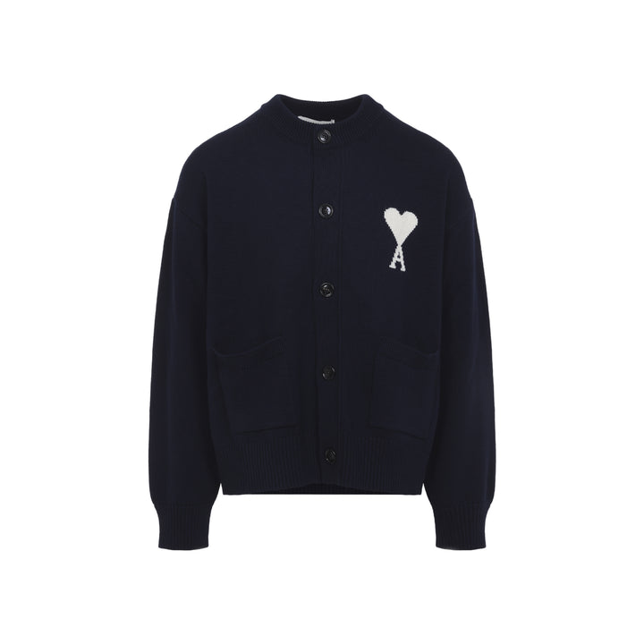 Ami Cardigan - Blue | e01aceefe80cbaf39168ef63c136594d4408ee47