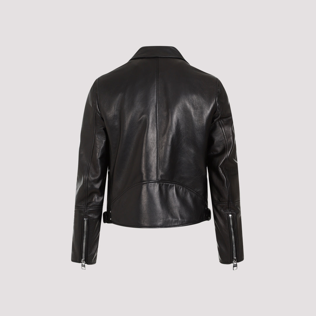 Alexander Mcqueen Biker - Black | 22fffd0e7ec8db188fadb6e0b302df17e6f23a28