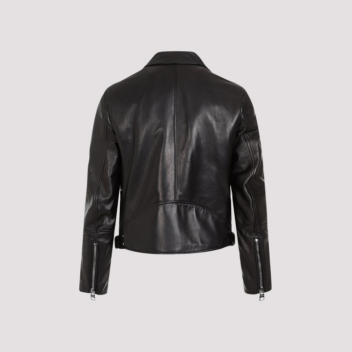 Alexander Mcqueen Biker - Black | 22fffd0e7ec8db188fadb6e0b302df17e6f23a28