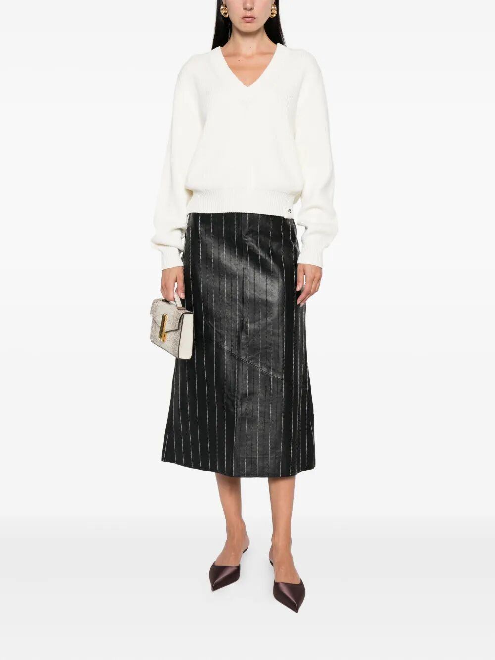 Victoria Beckham V neck - White | fe51a342f8c29df33f55bdd860d28d5e9a8c3f9d