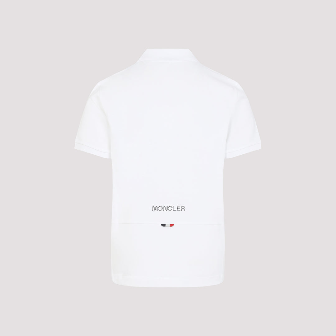 Moncler Polo - White | 5f03c1aa3821dd295b568a4621f860a3cb28cb76