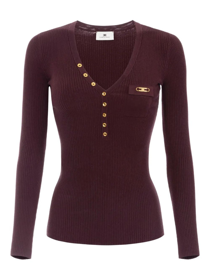 Elisabetta Franchi MAGLIA - Red | fddfadc146e158f1d08b66c9ae16388958d13d08