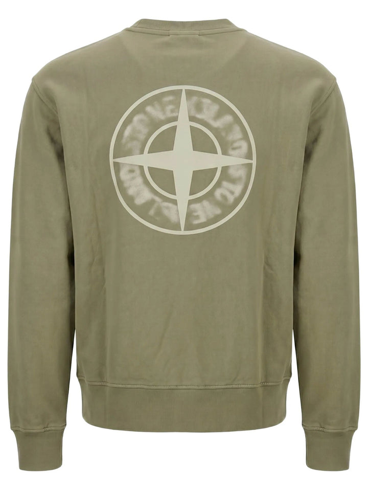 Stone Island FELPA - Green | 6d0056ee6266b3cf53357488085c40858d8b404f
