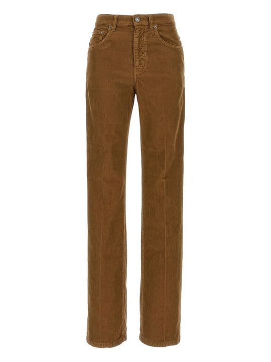 Clyde High-Waisted Corduroy Pants