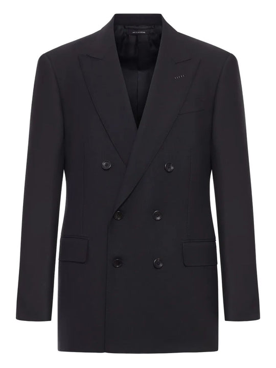High Twist Double Breasted Wool Jacket