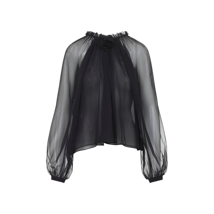 Alberta Ferretti Blouse - Black | dc69515f3917b7f66986bedd8a457e09ed402e5d