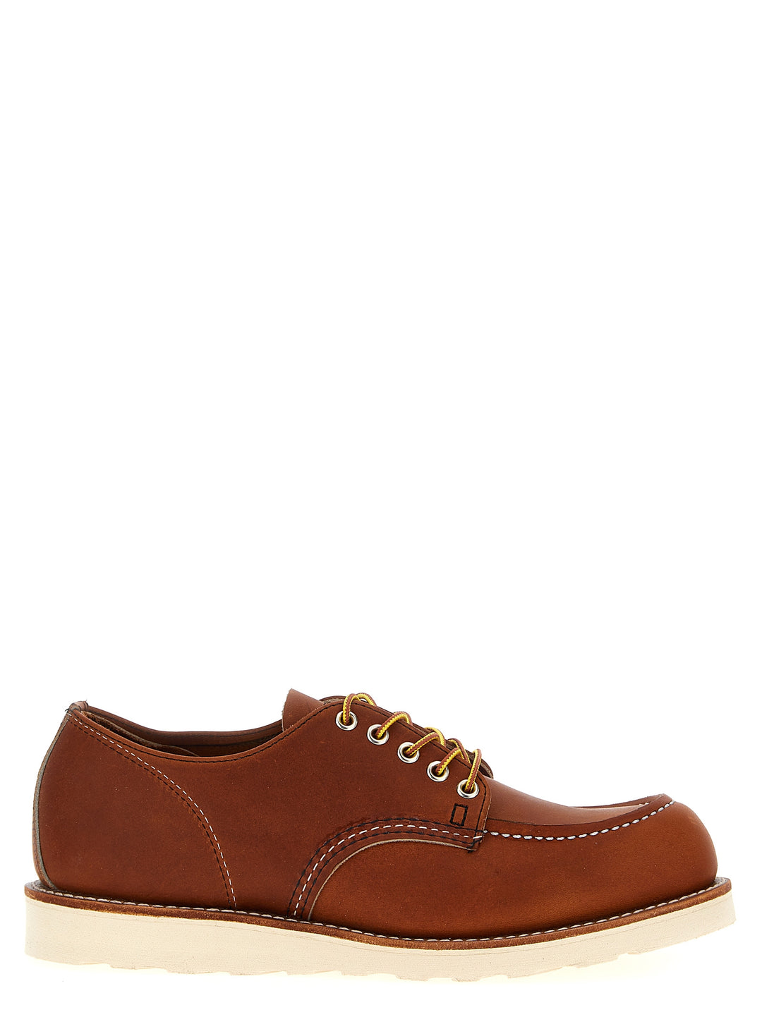 Shop Moc Oxford Lace Up Shoes Brown