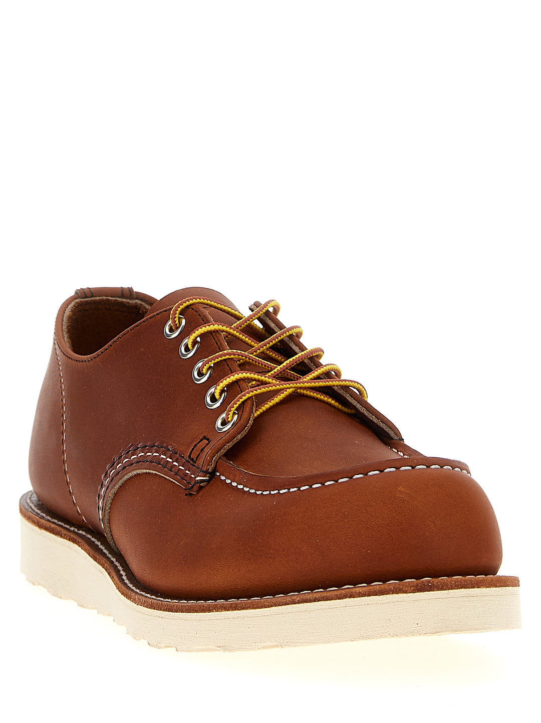 Shop Moc Oxford Lace Up Shoes Brown