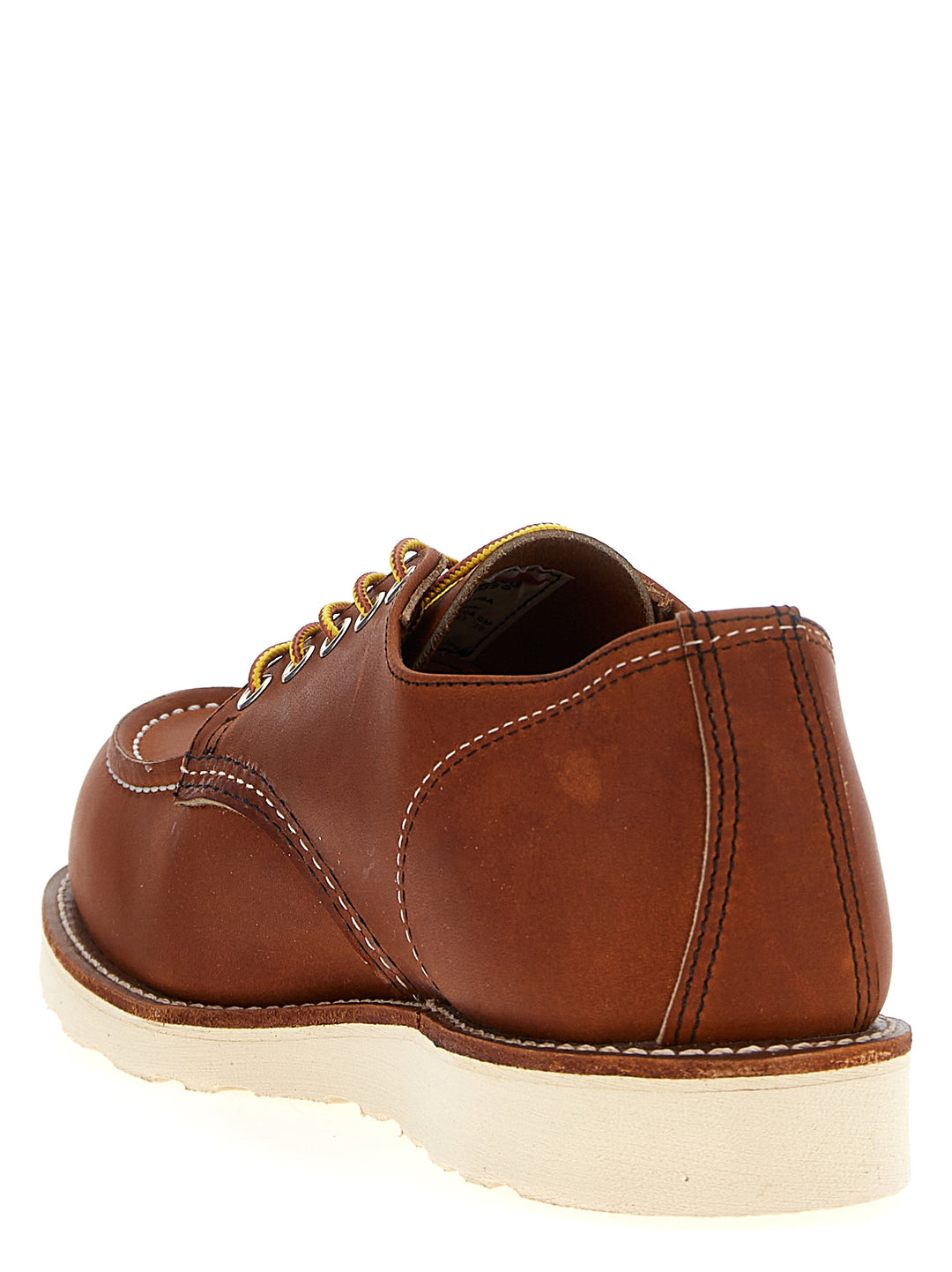 Shop Moc Oxford Lace Up Shoes Brown