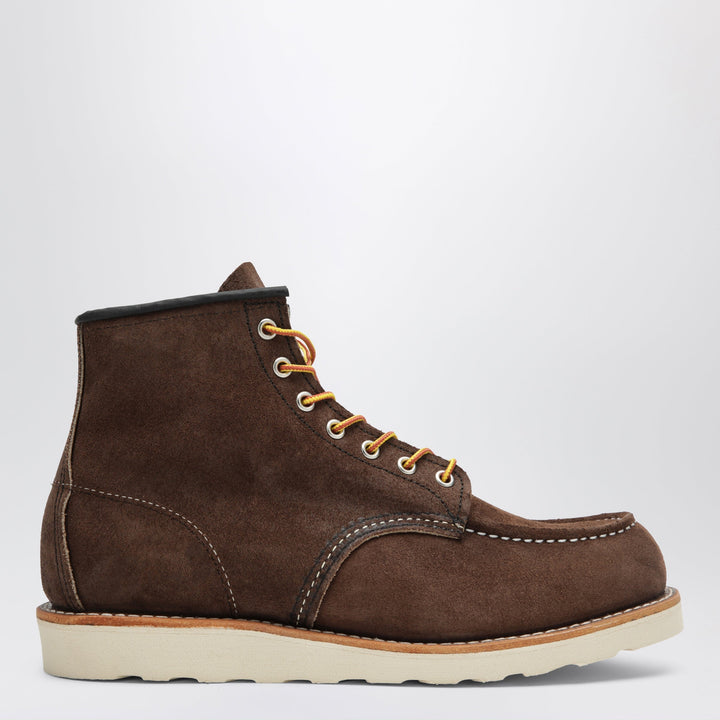 Red Wing Chocolate Brown Classic Moc 6-Inch Boots In Leather