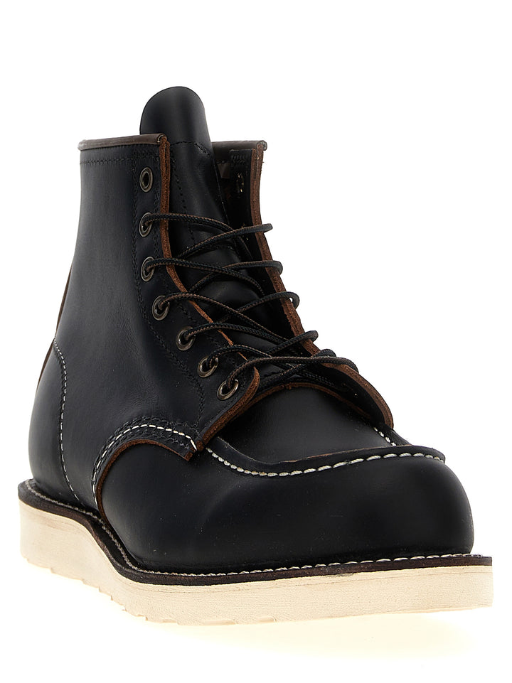 Classic Moc Boots, Ankle Boots Black