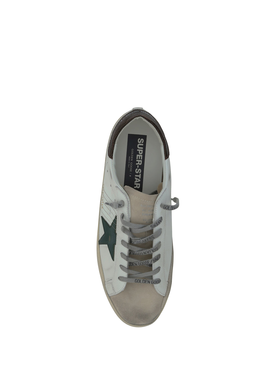 SUPER STAR LEATHER UPPER AND STAR SUEDE