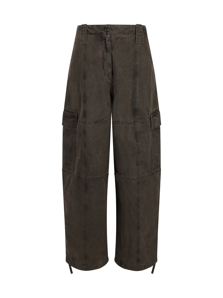 DYED CANVAS CARGO PANTS