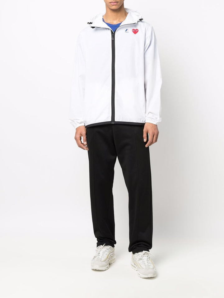 Comme Des GarÇOns Play Sport jackets & wind breakers - White | 6dee7eb863edea27e4201210b74ea40cadf84ab9
